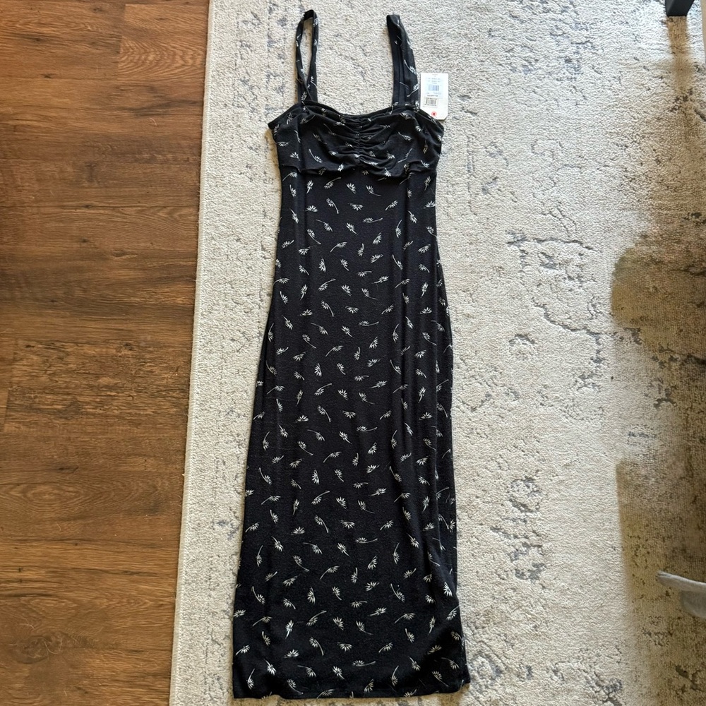 Billabong Black Dress with White Pattern
